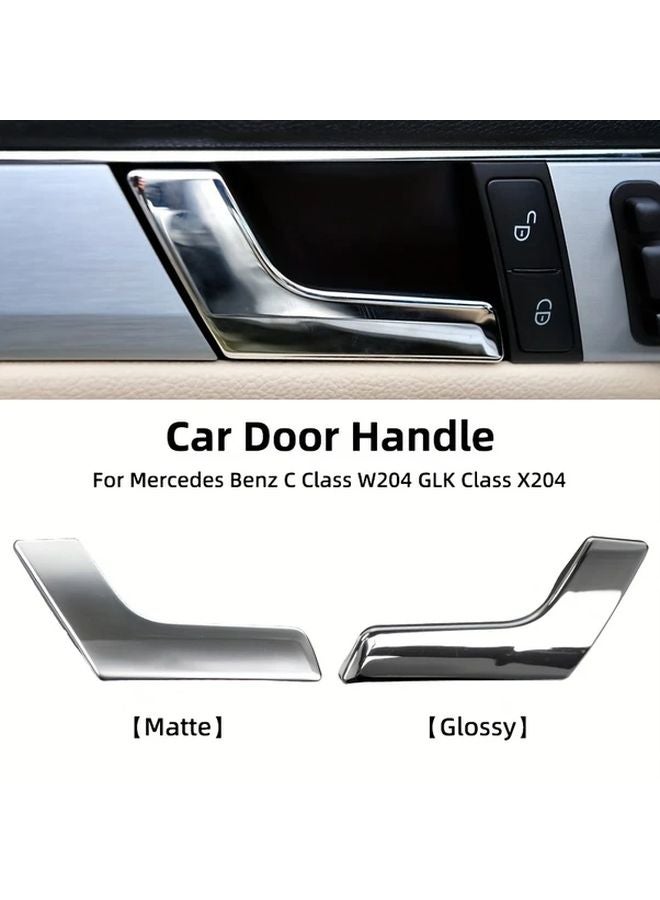 Mercedes Benz C Class W204 GLK300 X204 Door Handle Left Matte Chrome Replacement - Image 1